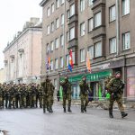 Parade in Estland (foto: ministerie van Defensie)